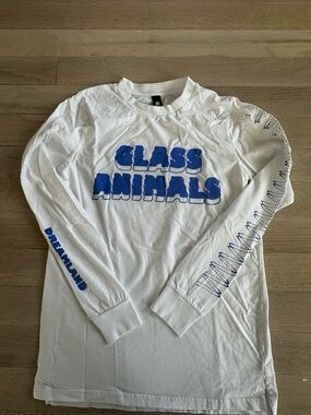 Glass Animals x Dreamland White Long-Sleeve Graphic Shirt